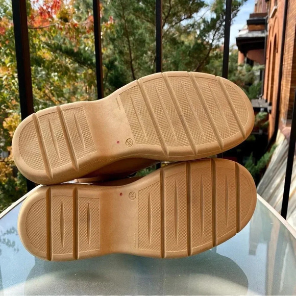 New Free People Platform Ankle Boots Shoes Mara Lace Up in Brown Tan Womens US 9 - Picture 9 of 13